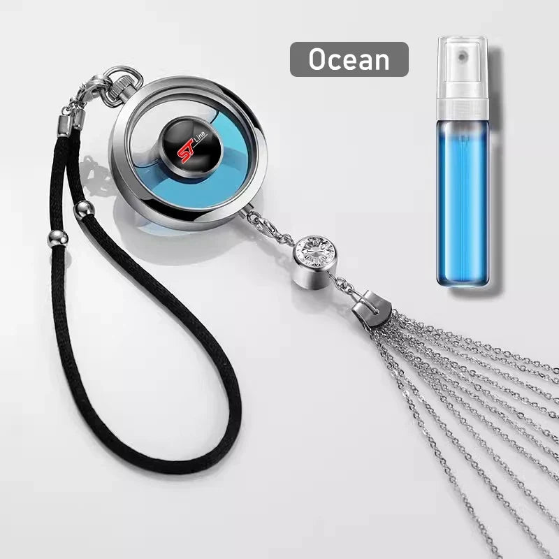 Ford Metal Lace Car Air Freshener Pendant