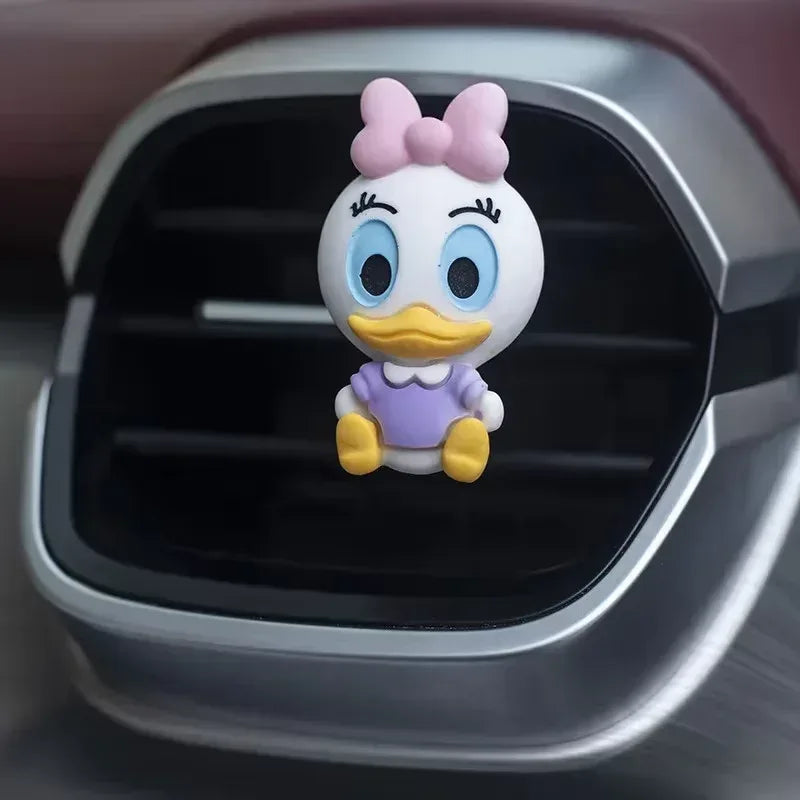 Disney Mickey Mouse & Duck & Winnie the Pooh Kawaii Style Car Air Freshener Clip