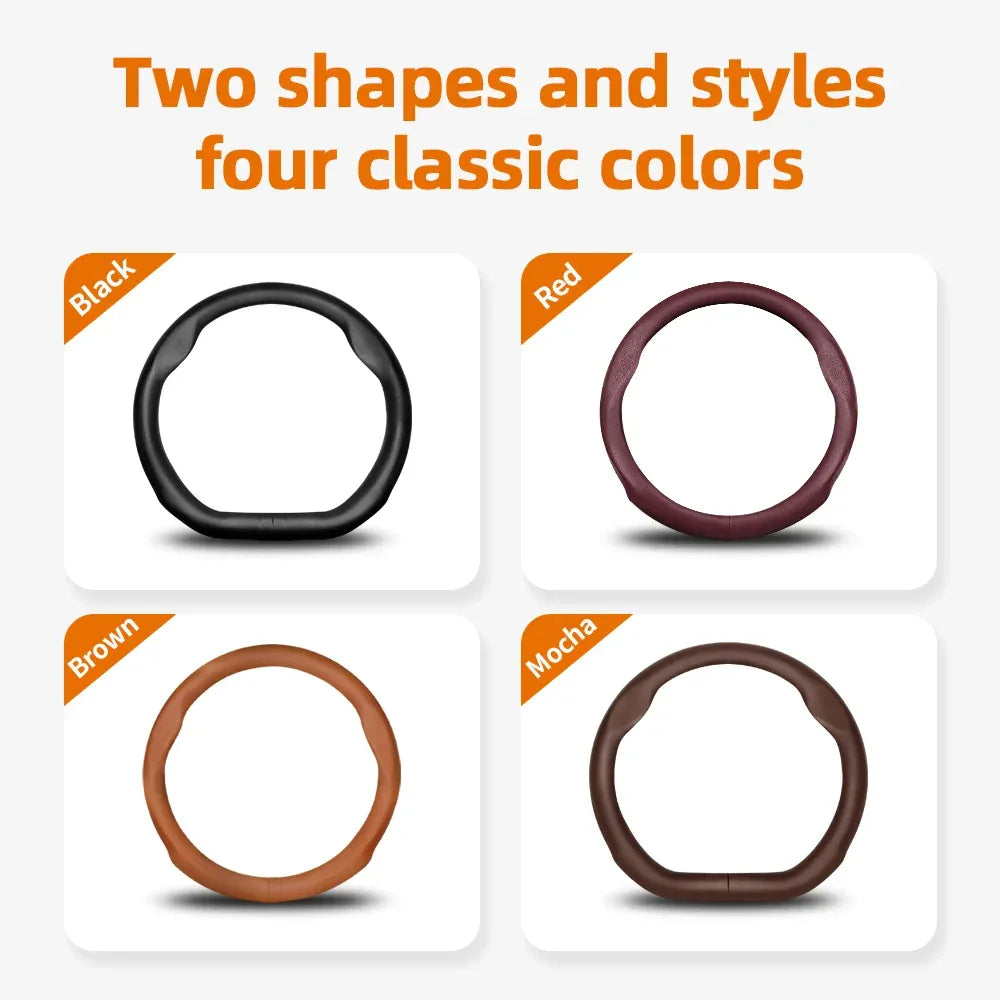 Renault Ultra-Thin Breathable Leather Steering Wheel Cover