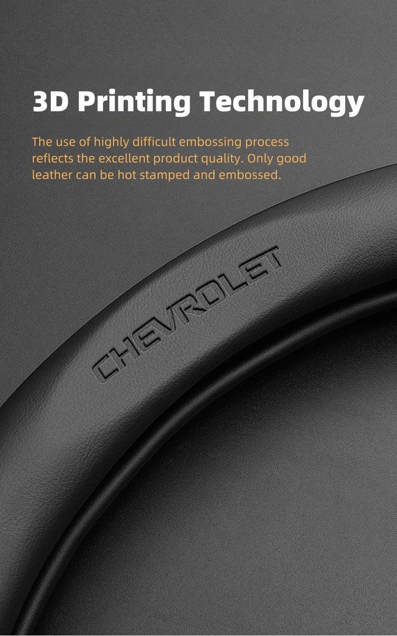 Chevrolet Cruze Silverado Tahoe 3D Embossed Steering Wheel Cover