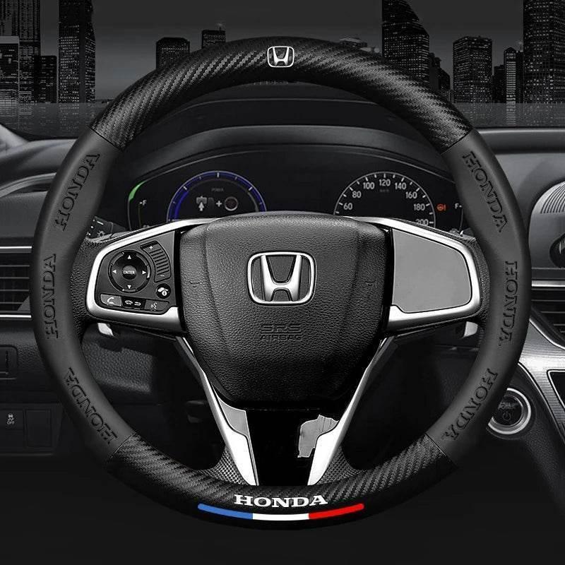 Honda Carbon Fiber Sports Steering Wheel Cover