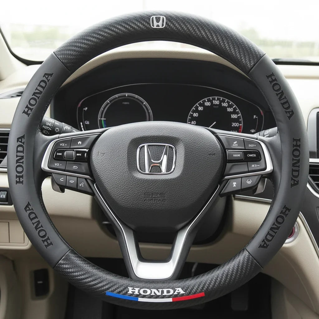 Honda Leather Steering Wheel Cover
