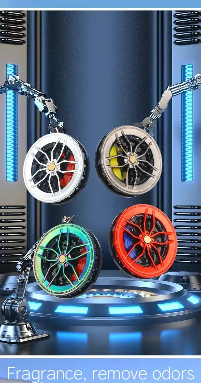 Rotatable Wheel Hub Car Air Freshener Vent Clip