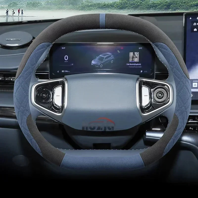 Geely Suede Leather Steering Wheel Cover Preface Starray Cityray