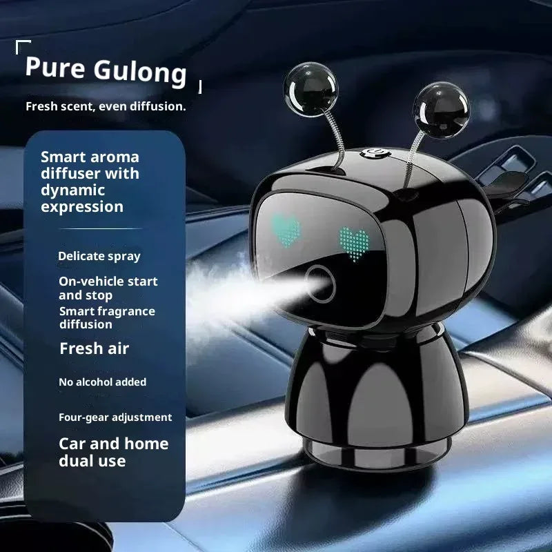 AutoTech Robot Car Aromatherapy Diffuser - LED Air Freshener
