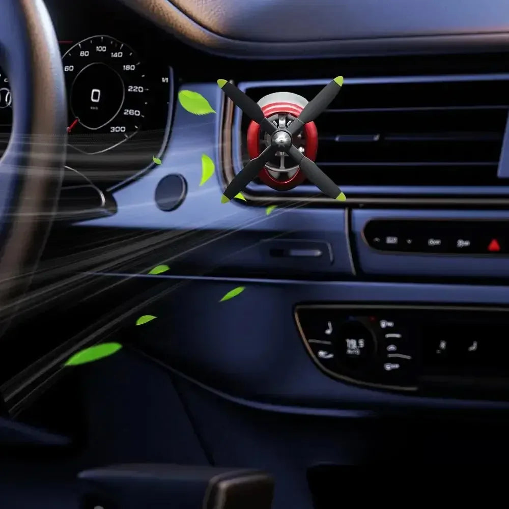 AutoPro Rotating Propeller Car Air Freshener Diffuser Vent Mount