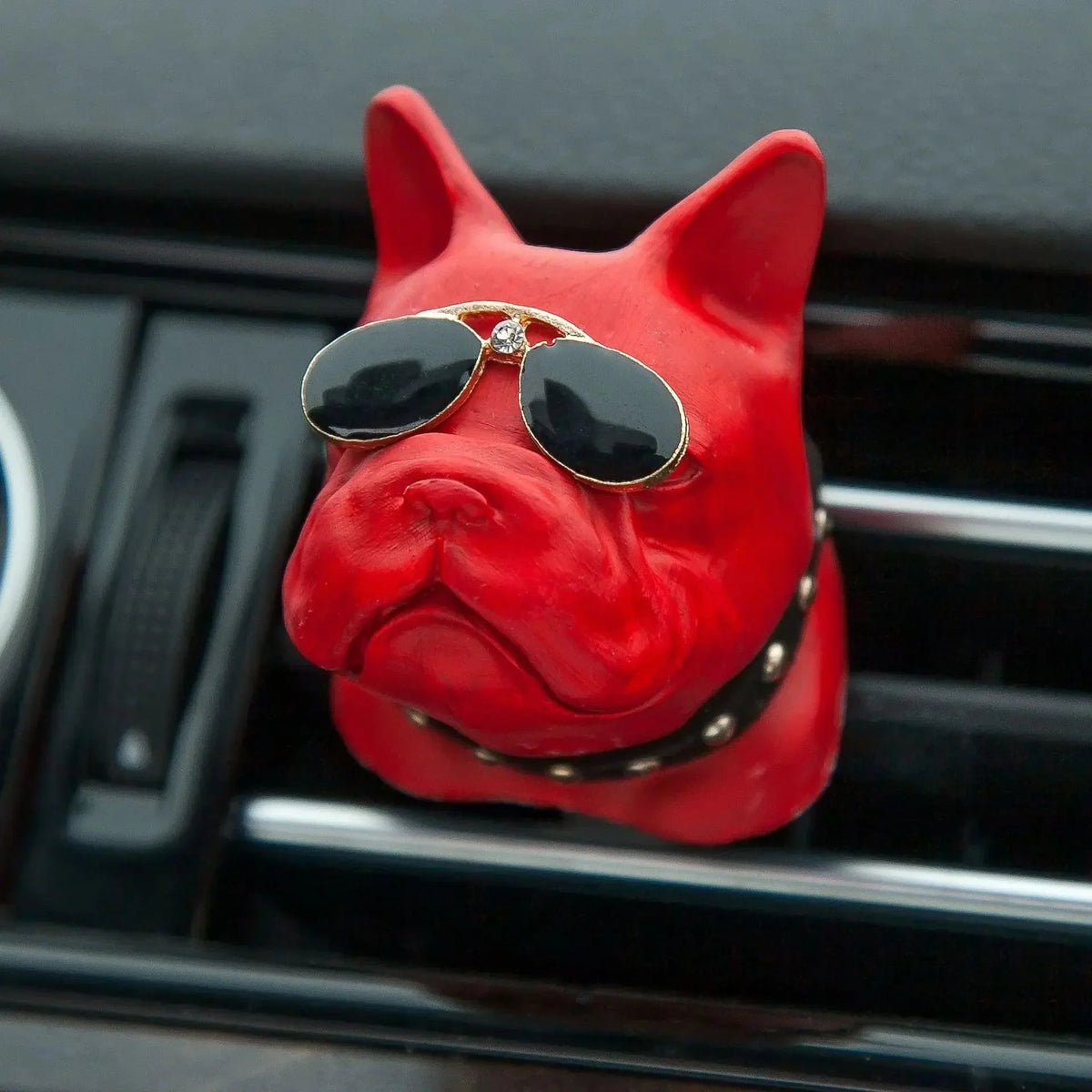 French Bulldog Car Air Freshener - Vent Clip Essential Oil Diffuser