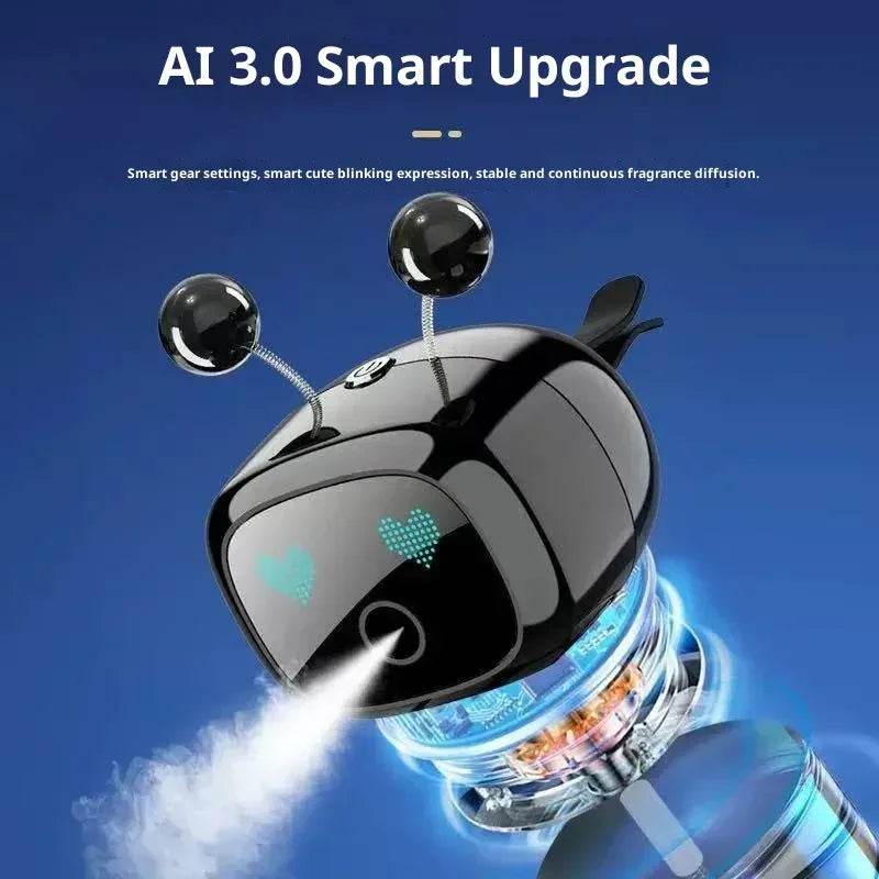 AutoTech Robot Car Aromatherapy Diffuser - LED Air Freshener