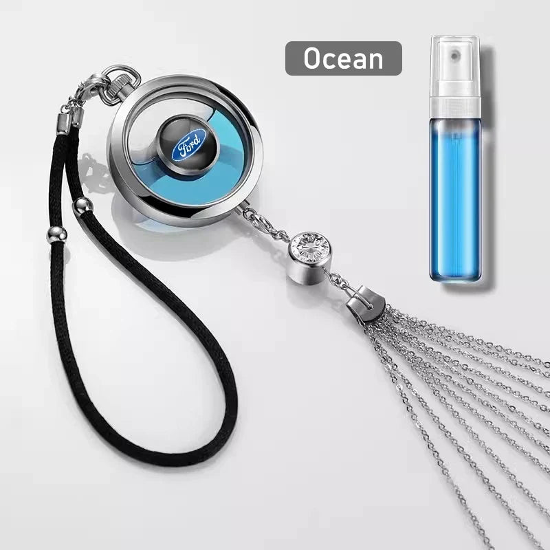 Ford Metal Lace Car Air Freshener Pendant