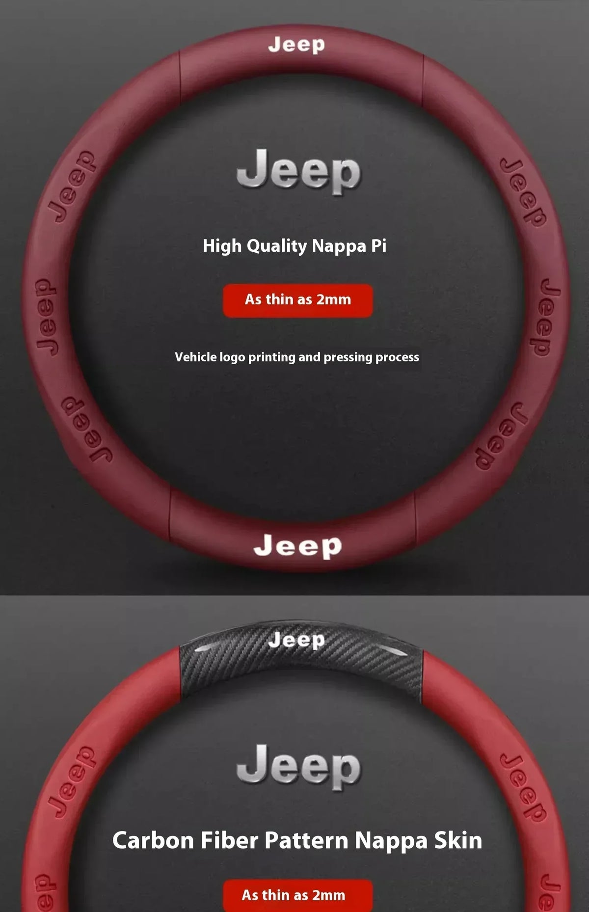 Jeep Wrangler Car Steering Wheel Cover