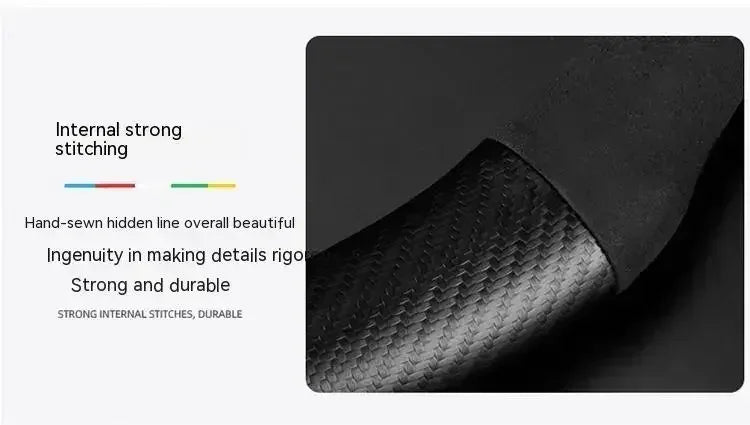 Isuzu Suede Carbon Fiber Steering Wheel Cover