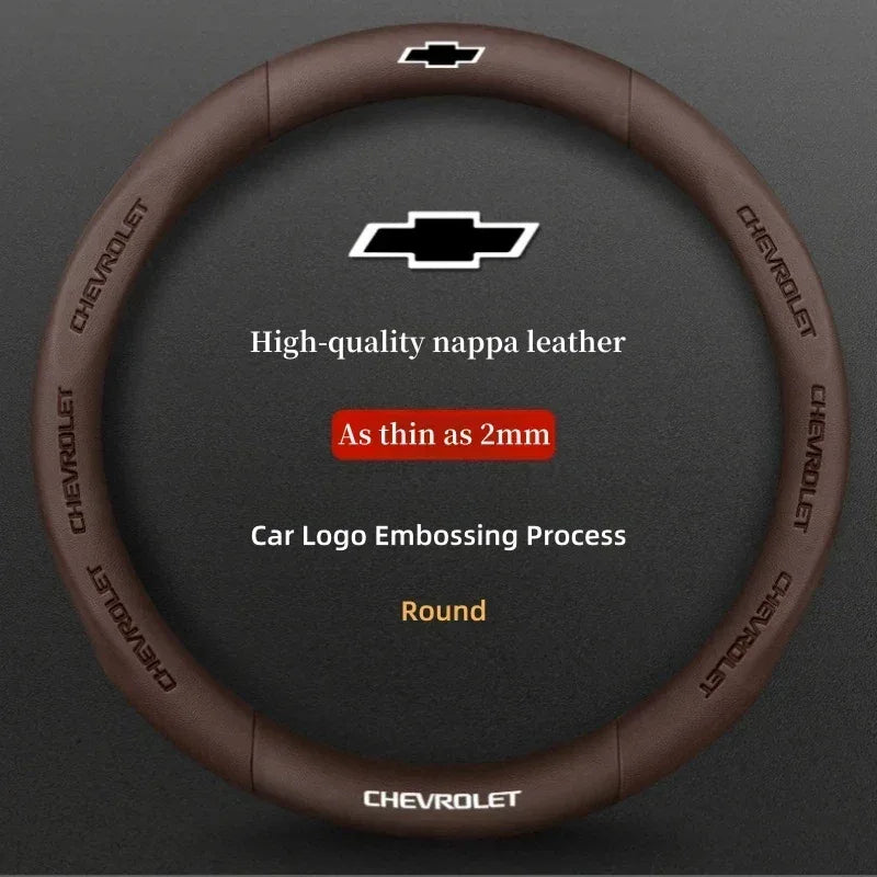 Chevrolet Cruze Silverado Tahoe 3D Embossed Steering Wheel Cover