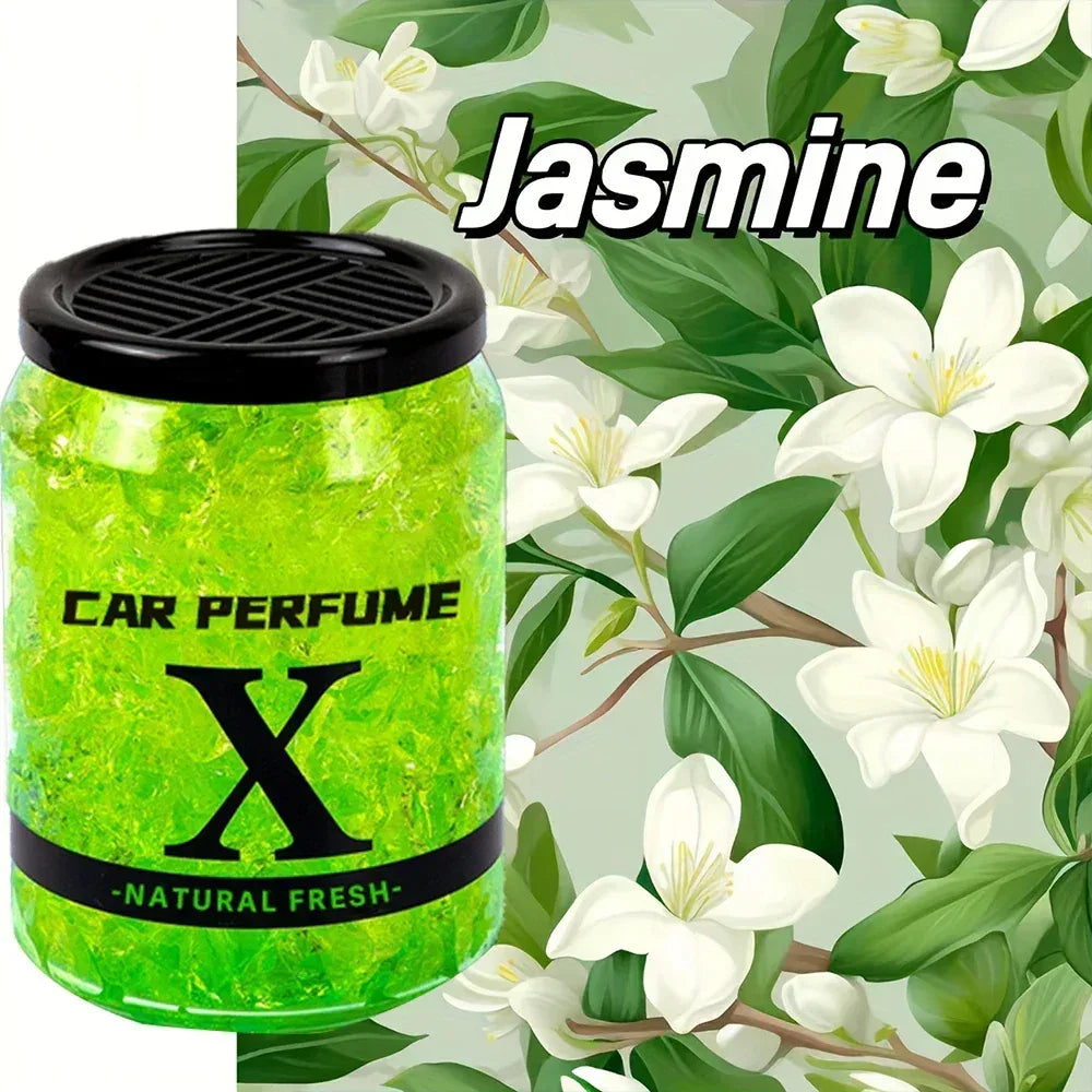 AutoFresh 220g Solid Car Perfume Air Freshener - Long-Lasting Gel