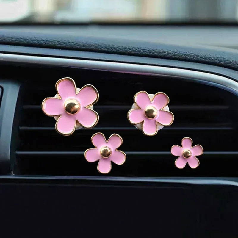 Cute Flower Car Air Vent Perfume Clip Air Freshener