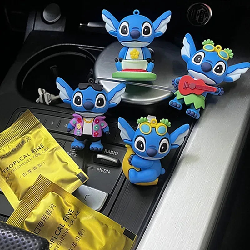 Disney Stitch Car Air Freshener Vent Clip - Anime Figure Ornament