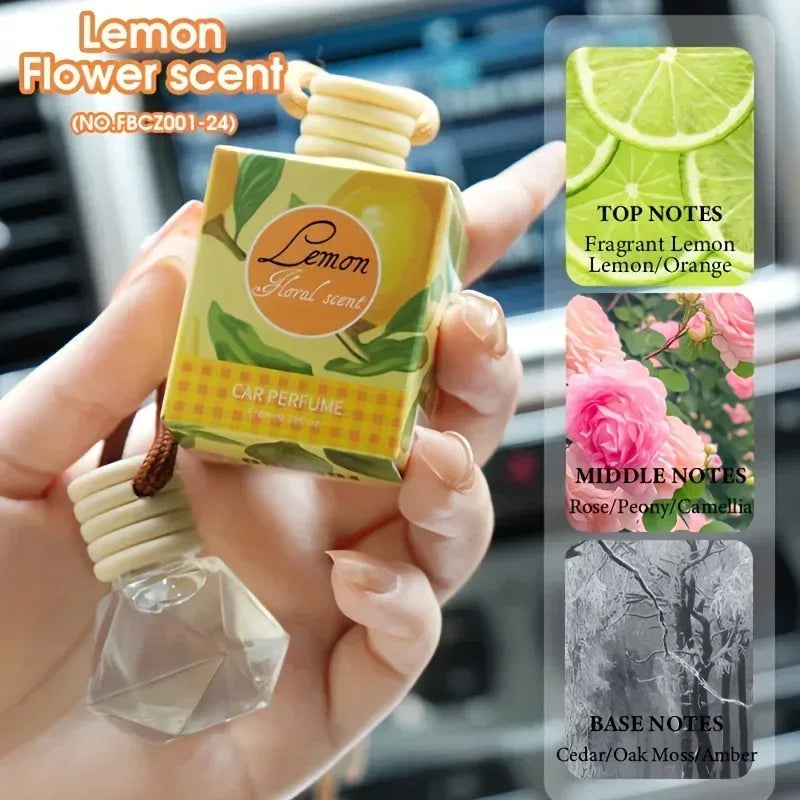 Mini Aromatherapy Car Air Freshener Essential Oil Diffuser Kit