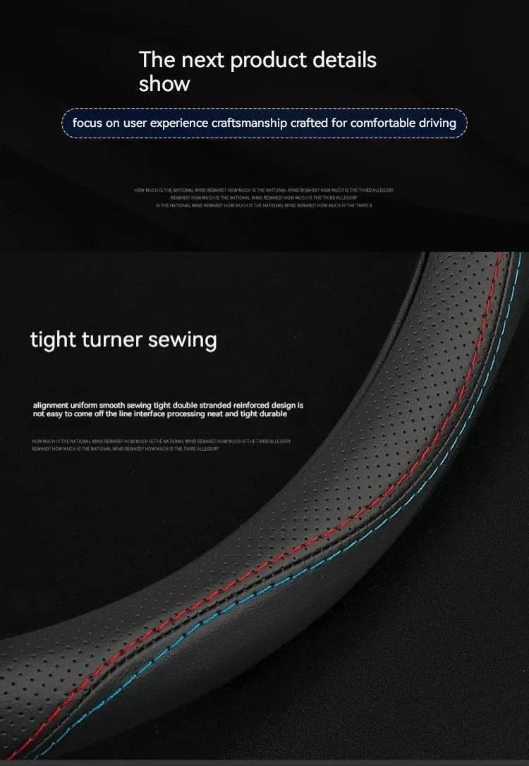 Changan Suede Leather Steering Wheel Cover