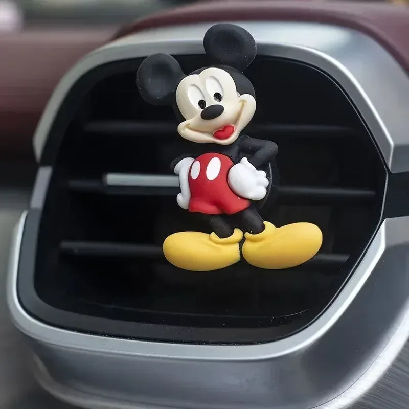Disney Mickey Mouse & Duck & Winnie the Pooh Kawaii Style Car Air Freshener Clip