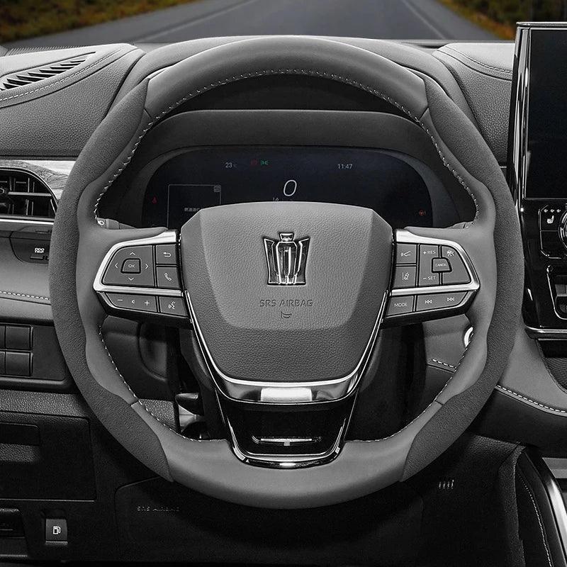 Toyota Crown Suede Steering Wheel Cover