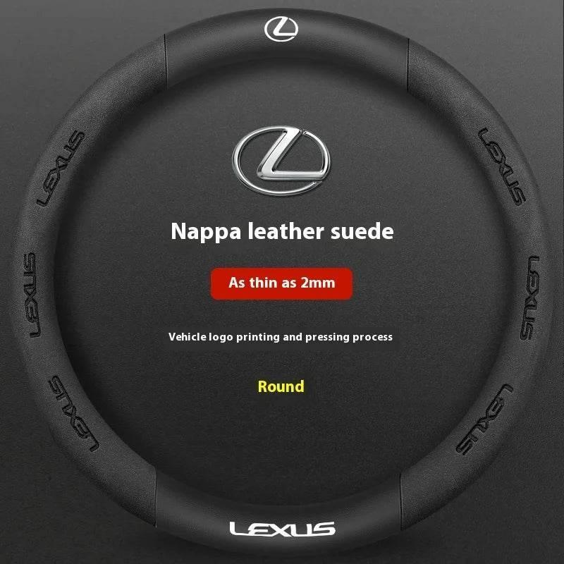 Lexus F SPORT Carbon Fiber Leather Steering Wheel Cover