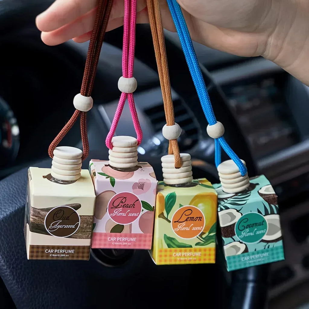 Mini Aromatherapy Car Air Freshener Essential Oil Diffuser Kit