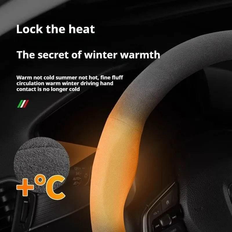 Ford Suede Steering Wheel Cover