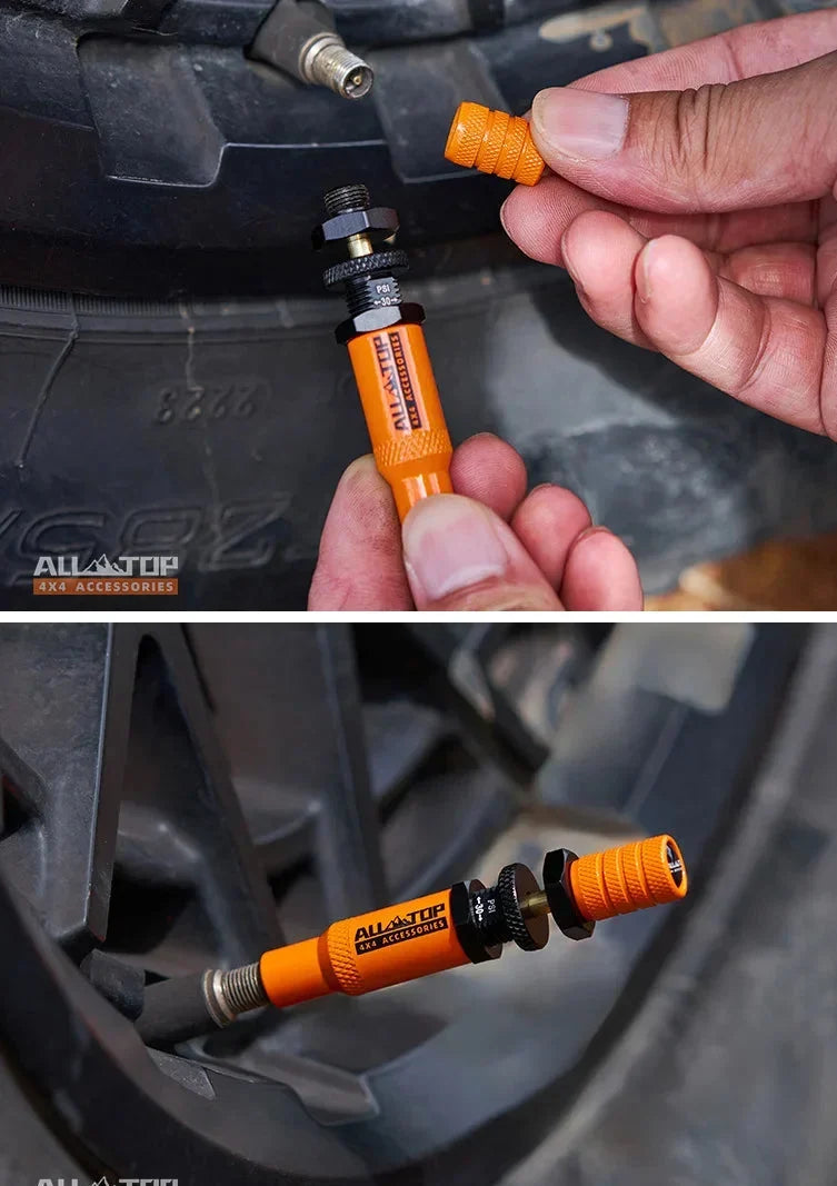Automatic Pressure Release Quick Deflation Valve for 4x4, SUV & outdoor use
