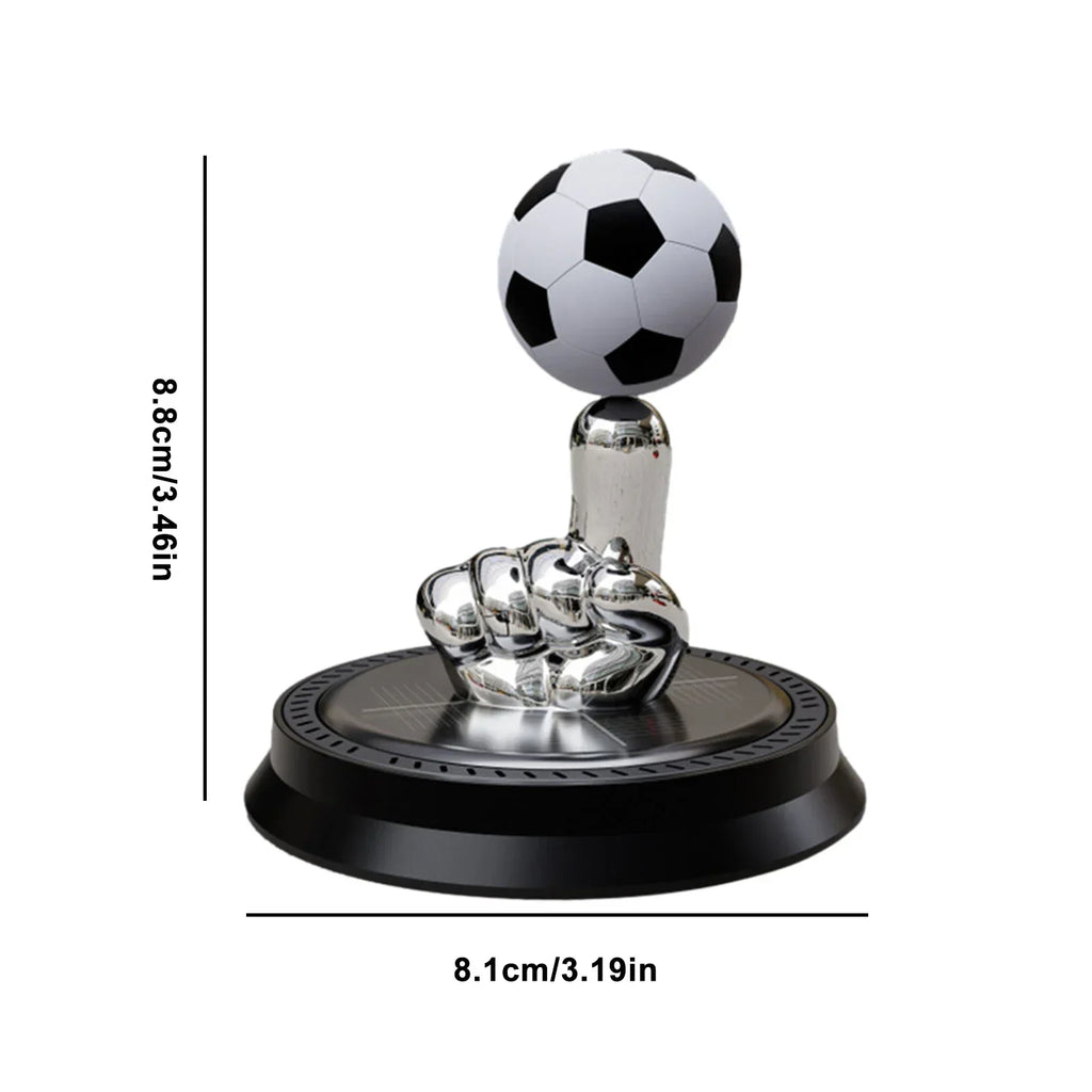 Solar Rotating Football Car Air Freshener