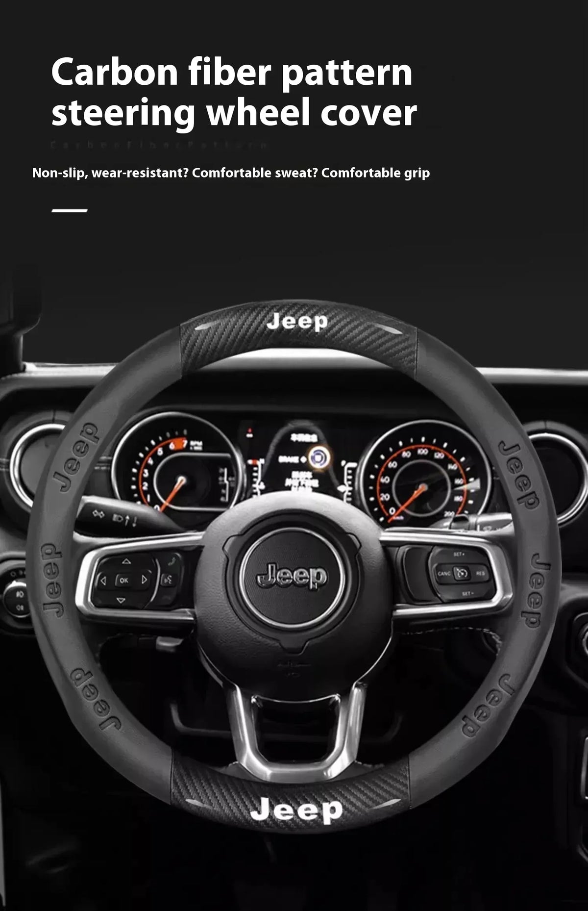 Jeep Wrangler Car Steering Wheel Cover