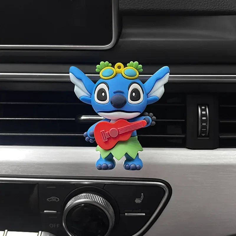 Disney Stitch Car Air Freshener Vent Clip - Anime Figure Ornament