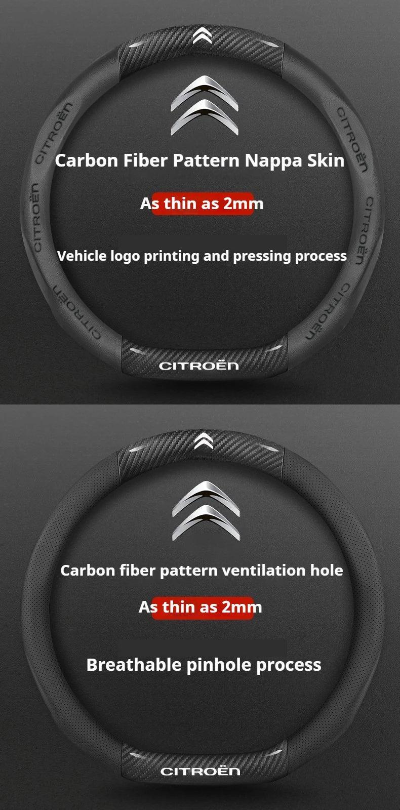 Citroen Leather Steering Wheel Cover