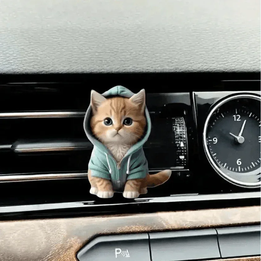 Cat Car Air Freshener Vent Clips