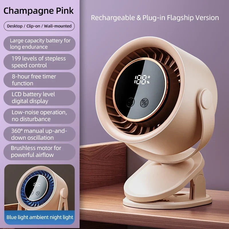 3-in-1 Multi-Functional Turbo Circulating Fan