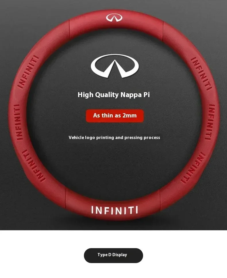 Infiniti Carbon Fiber Leather Steering Wheel Cover