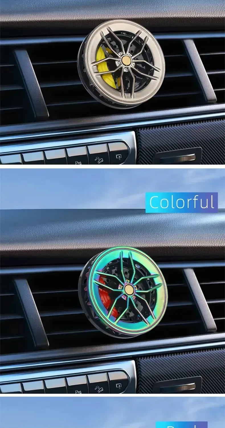 Rotatable Wheel Hub Car Air Freshener Vent Clip