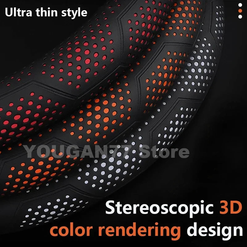 RAM Anti-Slip Leather Steering Wheel Cover