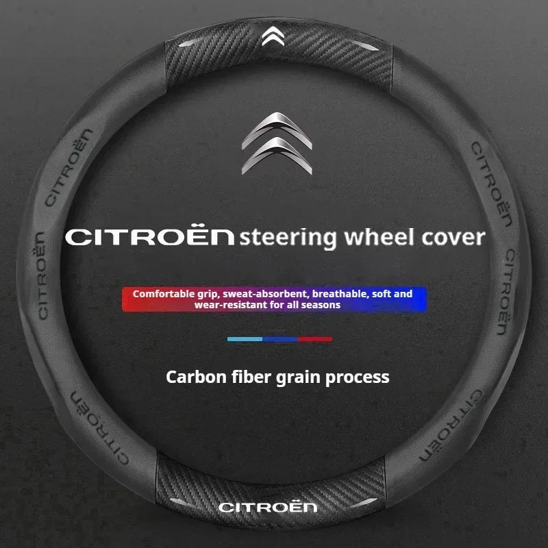 Citroen Leather Steering Wheel Cover