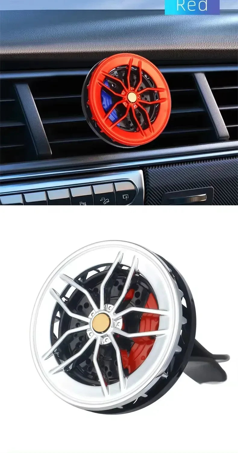 Rotatable Wheel Hub Car Air Freshener Vent Clip