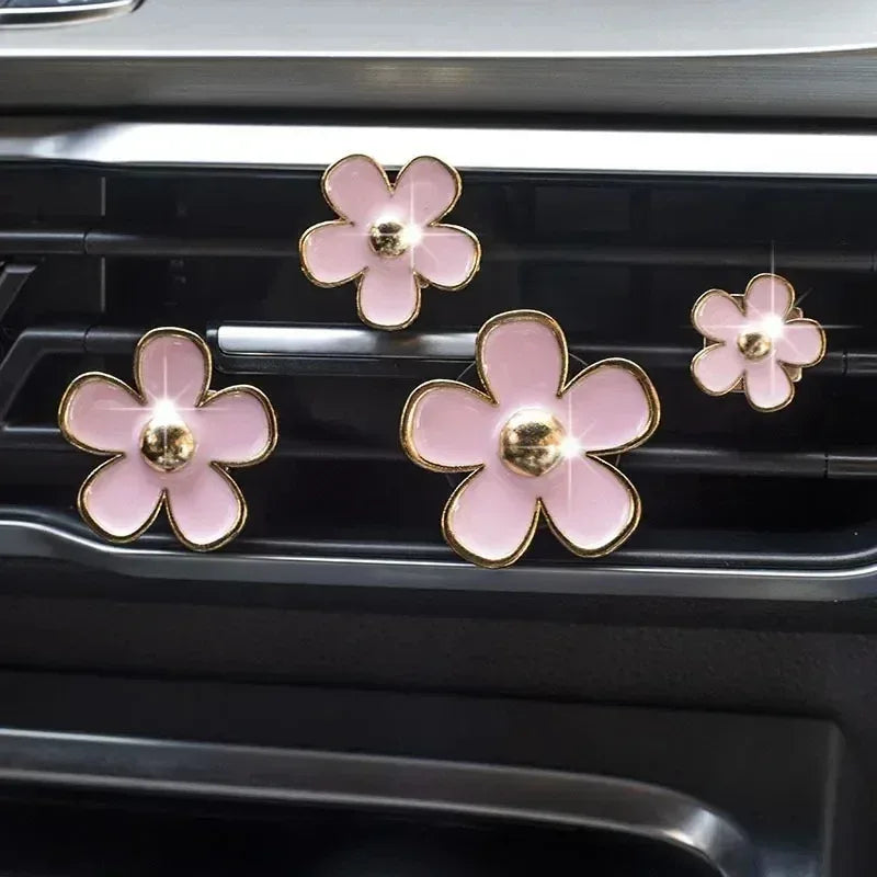 Cute Flower Car Air Vent Perfume Clip Air Freshener