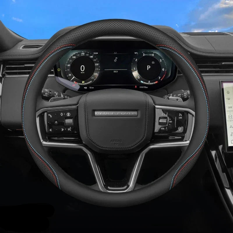 Land Rover Leather Breathable Steering Wheel Cover