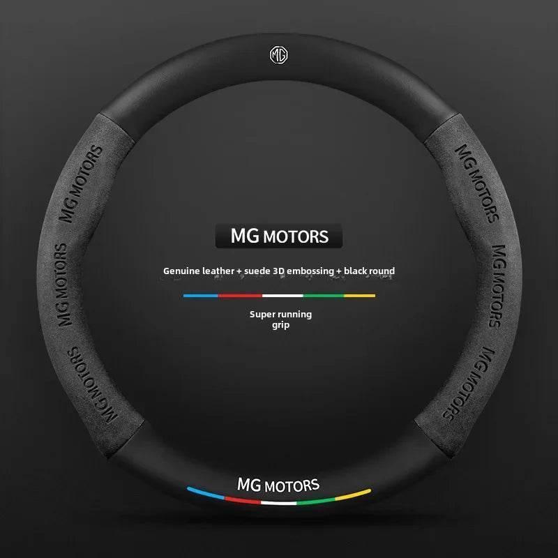 MG Carbon Fiber & Suede Steering Wheel Cover