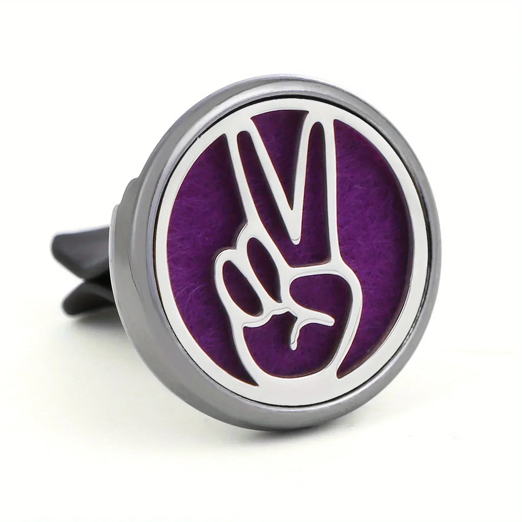 Refillable Car Air Freshener Vent Clip with 10 Pads