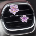 2PCS Flower Car Air Vent Perfume Clips - AC Outlet Decorative