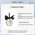 White Flower Hanging Car Air Freshener Perfume