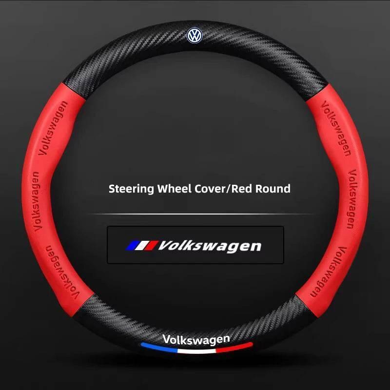Volkswagen Carbon Fiber Steering Wheel Cover