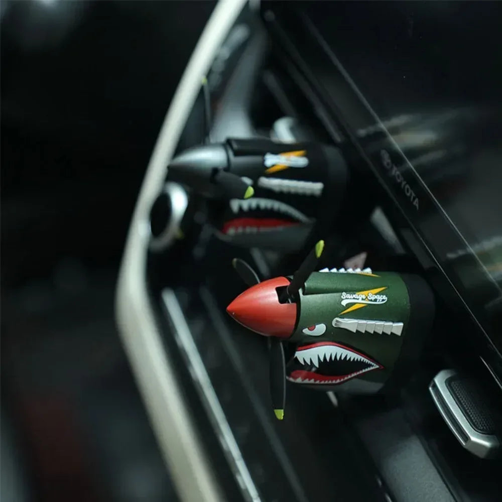 Car Air Freshener Rotating Propeller Fan Diffuser