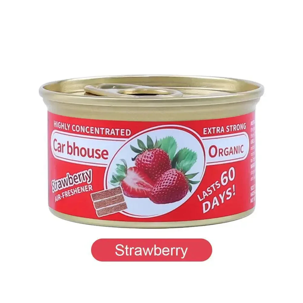 Bubble Gum Scent Car Air Freshener Organic Can Odor Eliminator