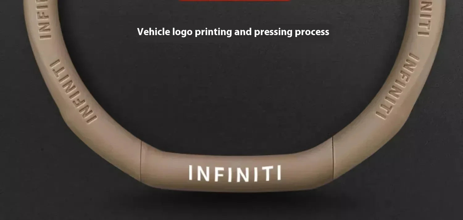 Infiniti Carbon Fiber Leather Steering Wheel Cover
