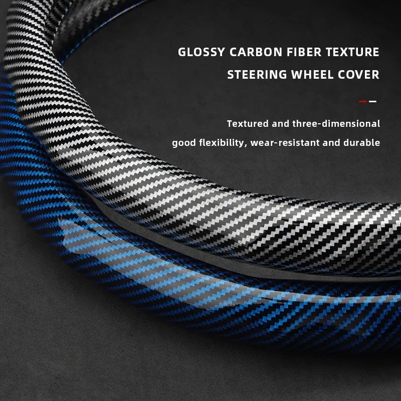 Genesis Carbon Fibre Snap-On Steering Wheel Cover