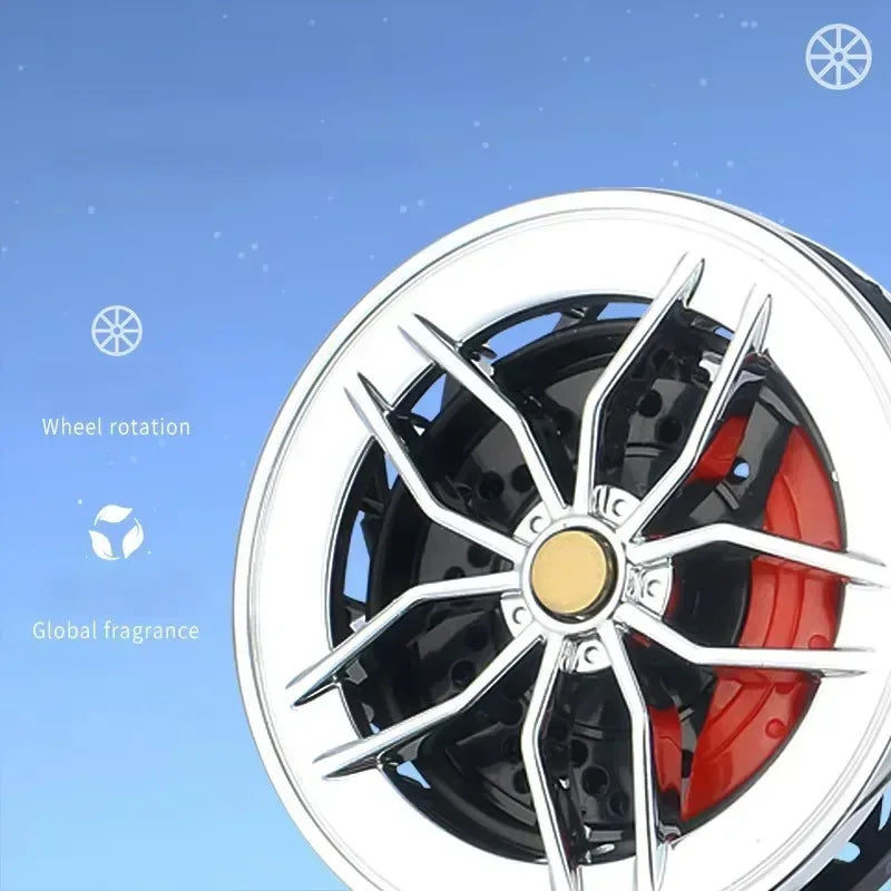 Rotatable Wheel Hub Car Air Freshener Vent Clip